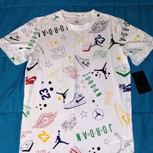 Jordan All over print T-shirt NWT